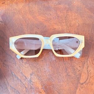 Le Specs Major Yellow Sunglasses